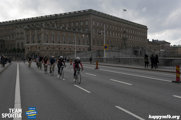 Bild från Velothon Stockholm 2015 - Slottet