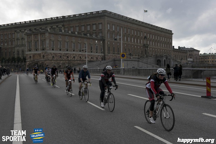 Bild från Velothon Stockholm 2015 - Slottet