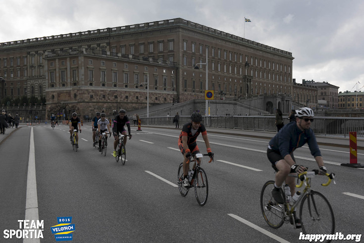 Bild från Velothon Stockholm 2015 - Slottet