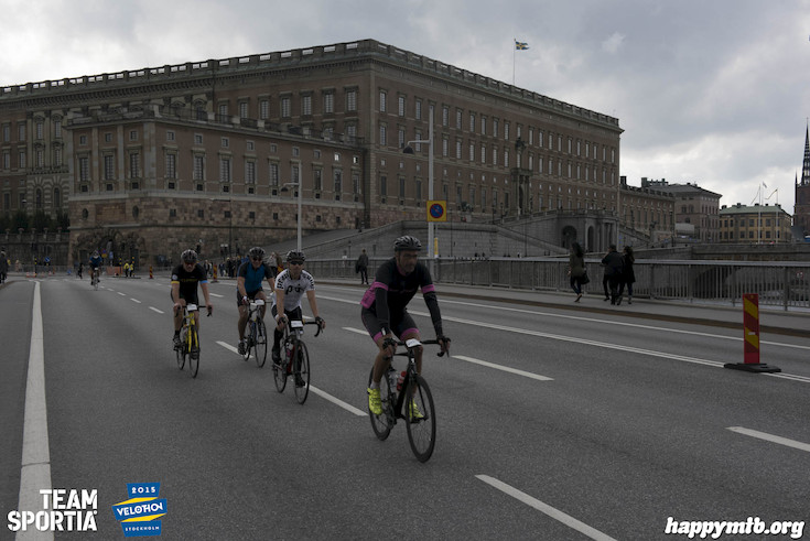Bild från Velothon Stockholm 2015 - Slottet