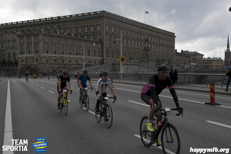 Bild från Velothon Stockholm 2015 - Slottet