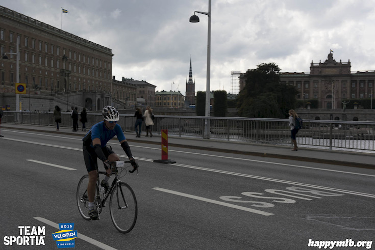 Bild från Velothon Stockholm 2015 - Slottet