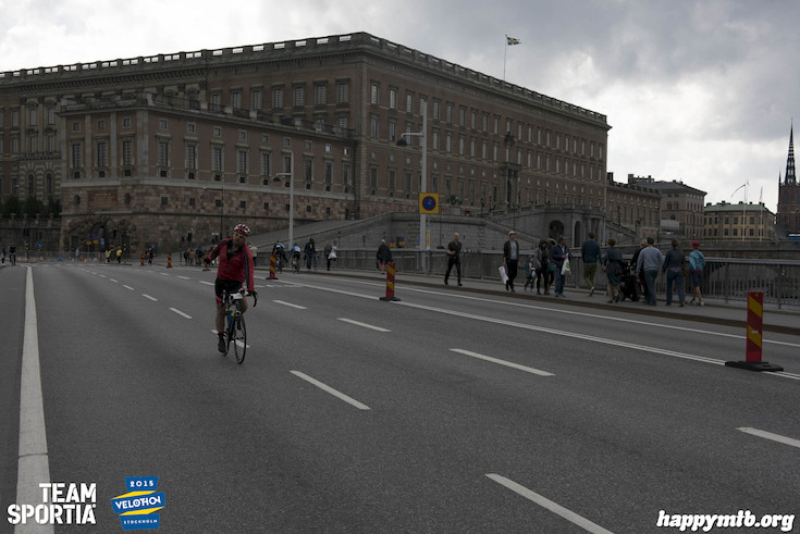 Bild från Velothon Stockholm 2015 - Slottet