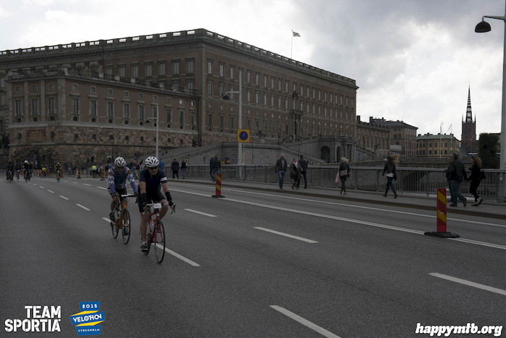 Bild från Velothon Stockholm 2015 - Slottet