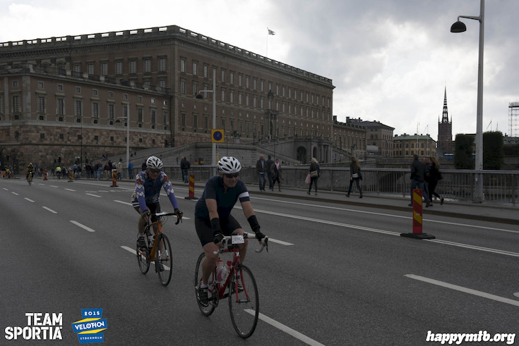 Bild från Velothon Stockholm 2015 - Slottet