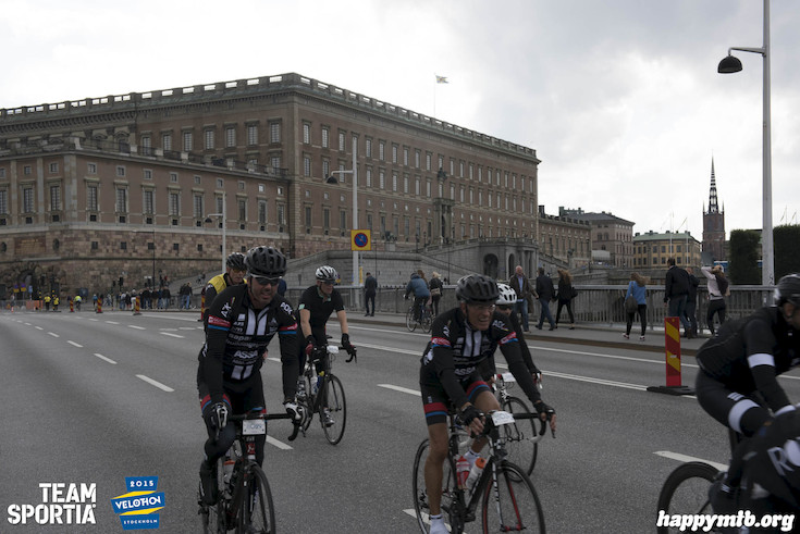 Bild från Velothon Stockholm 2015 - Slottet