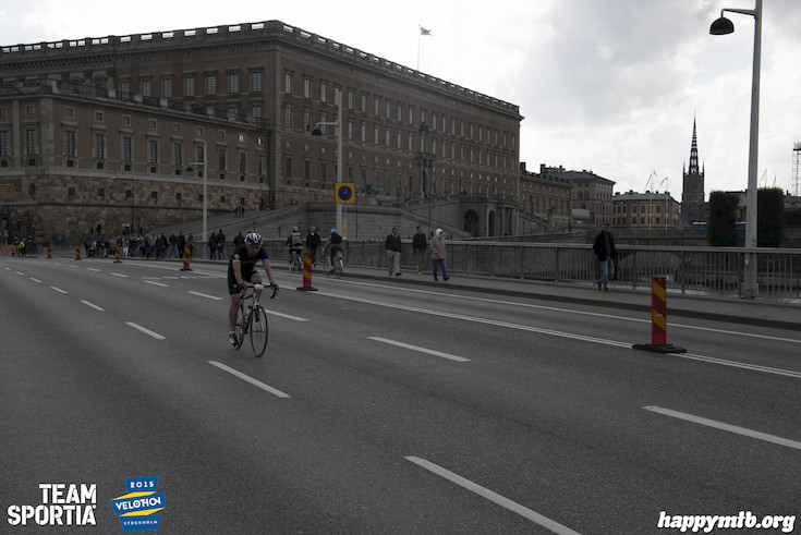 Bild från Velothon Stockholm 2015 - Slottet