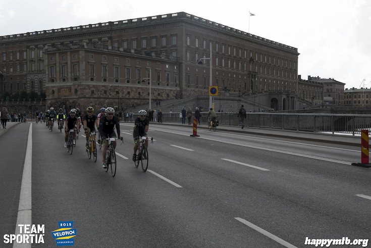 Bild från Velothon Stockholm 2015 - Slottet