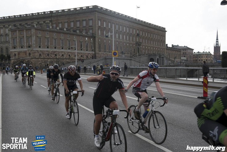 Bild från Velothon Stockholm 2015 - Slottet