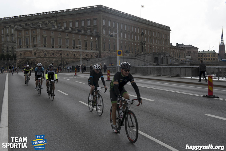 Bild från Velothon Stockholm 2015 - Slottet