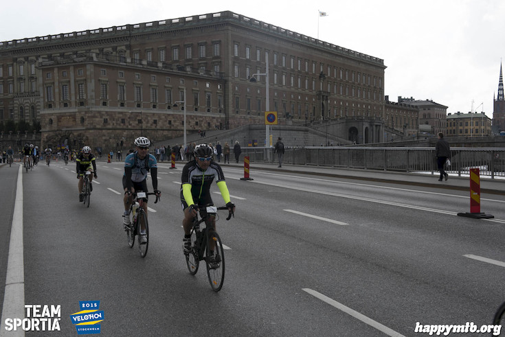 Bild från Velothon Stockholm 2015 - Slottet