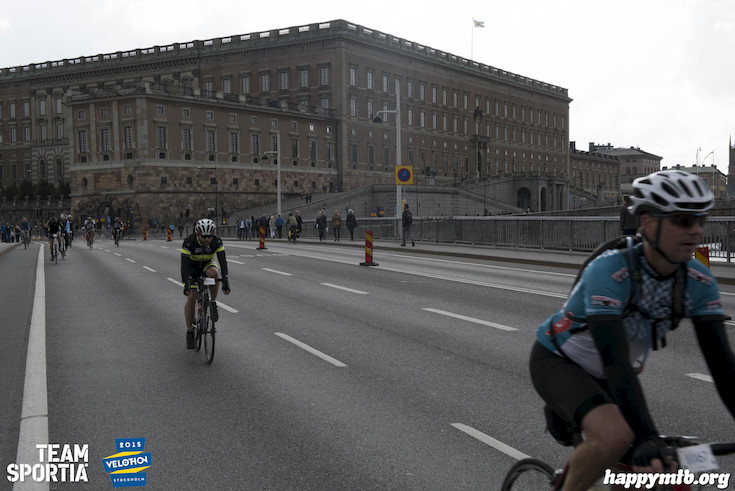 Bild från Velothon Stockholm 2015 - Slottet
