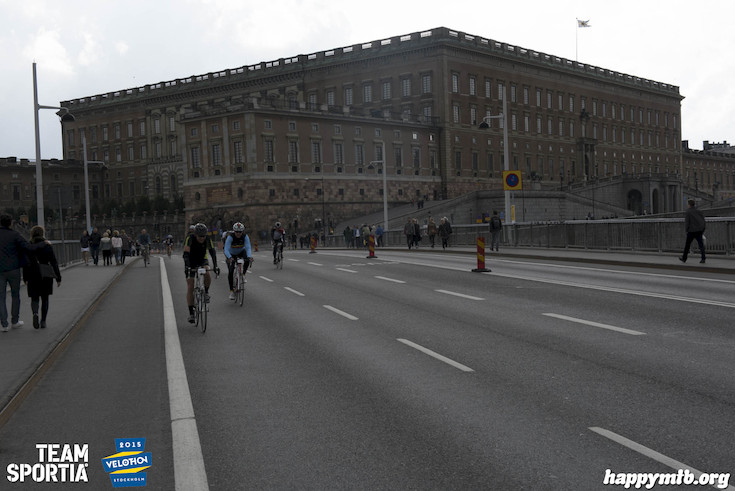 Bild från Velothon Stockholm 2015 - Slottet