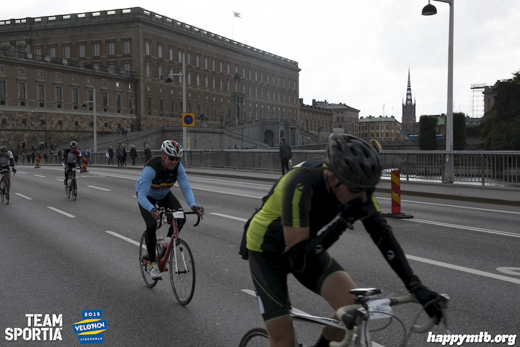 Bild från Velothon Stockholm 2015 - Slottet