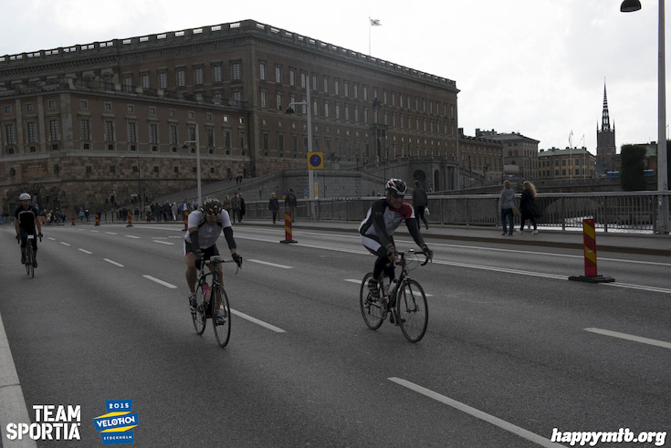 Bild från Velothon Stockholm 2015 - Slottet