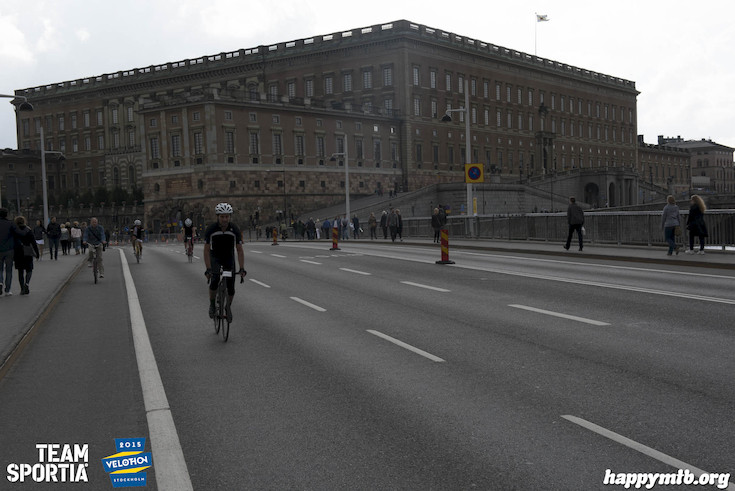 Bild från Velothon Stockholm 2015 - Slottet