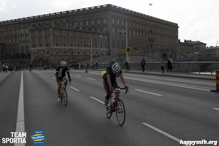 Bild från Velothon Stockholm 2015 - Slottet