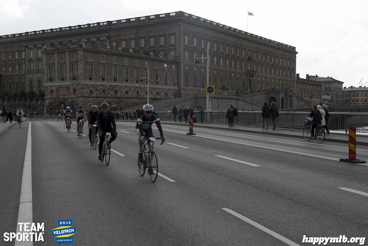 Bild från Velothon Stockholm 2015 - Slottet