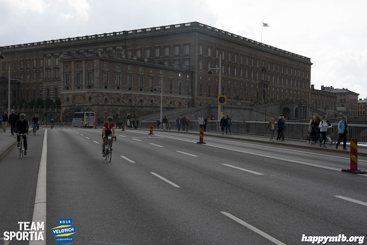 Bild från Velothon Stockholm 2015 - Slottet