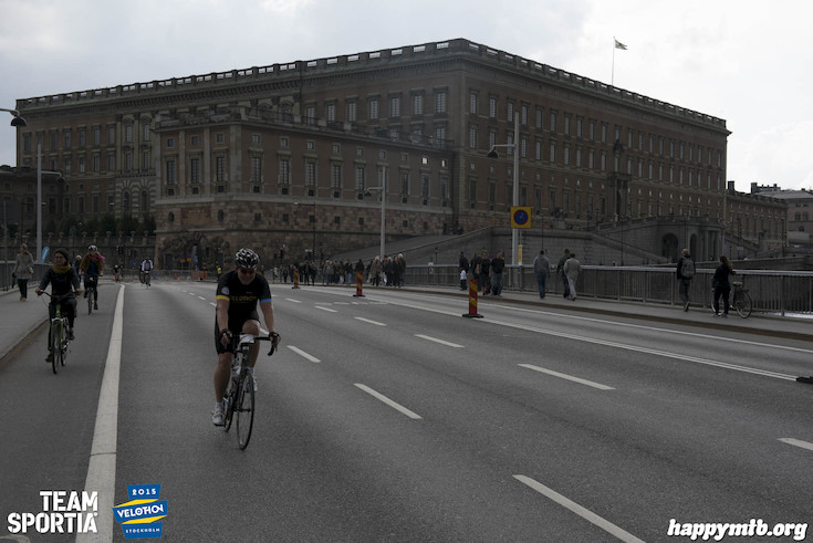 Bild från Velothon Stockholm 2015 - Slottet