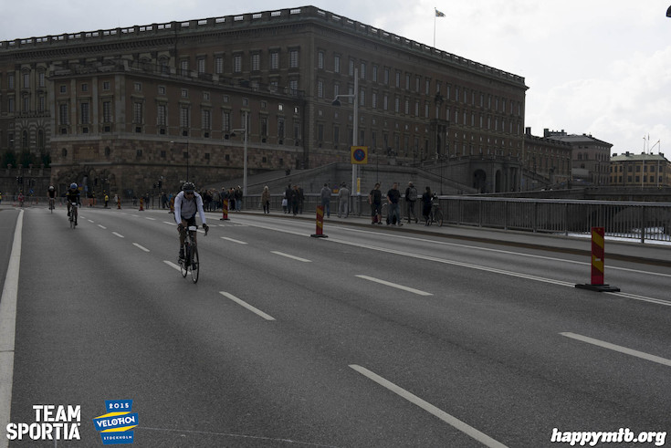 Bild från Velothon Stockholm 2015 - Slottet