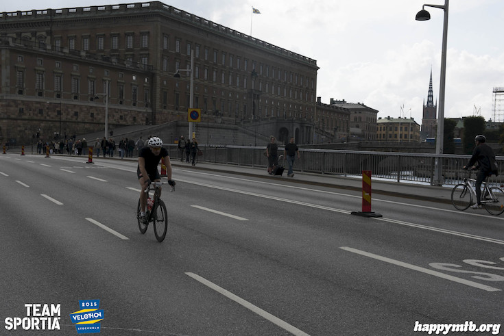 Bild från Velothon Stockholm 2015 - Slottet