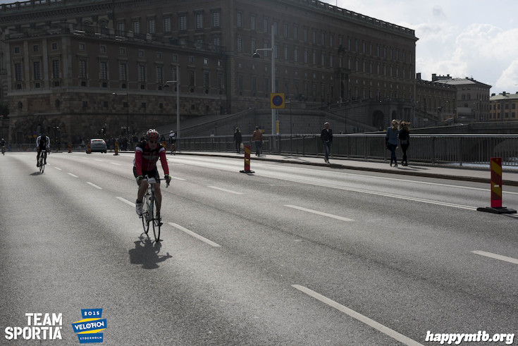 Bild från Velothon Stockholm 2015 - Slottet
