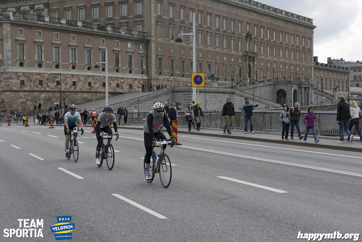 Bild från Velothon Stockholm 2015 - Slottet