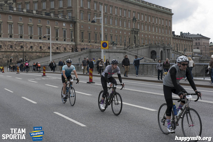 Bild från Velothon Stockholm 2015 - Slottet