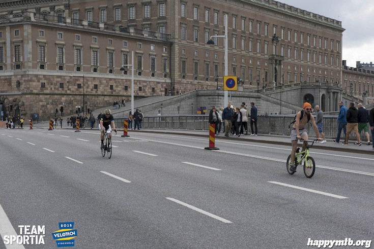 Bild från Velothon Stockholm 2015 - Slottet