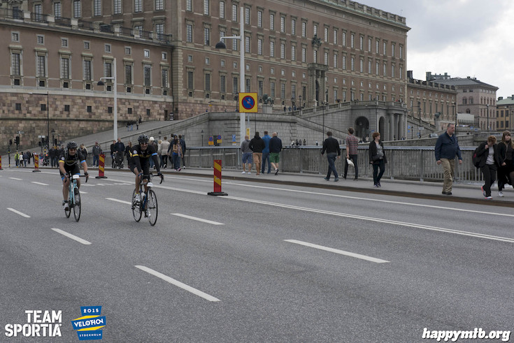 Bild från Velothon Stockholm 2015 - Slottet