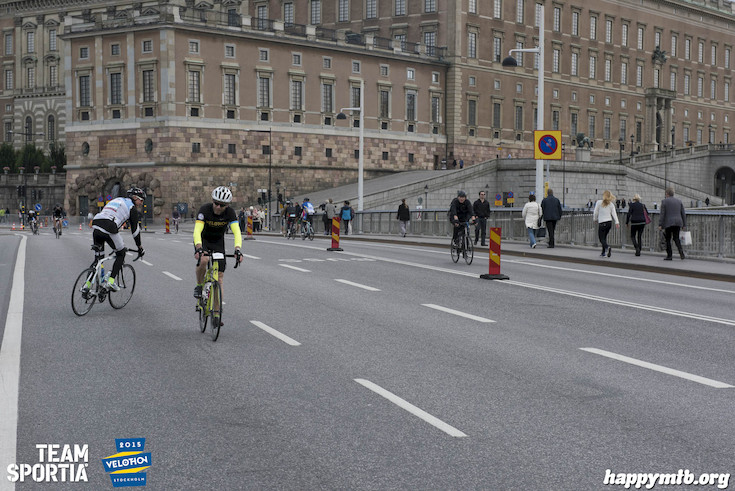 Bild från Velothon Stockholm 2015 - Slottet