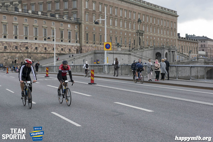 Bild från Velothon Stockholm 2015 - Slottet