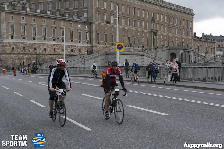 Bild från Velothon Stockholm 2015 - Slottet