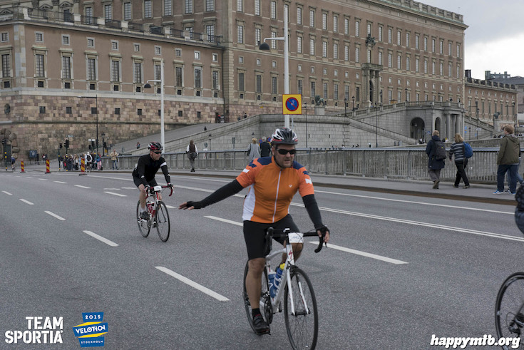Bild från Velothon Stockholm 2015 - Slottet