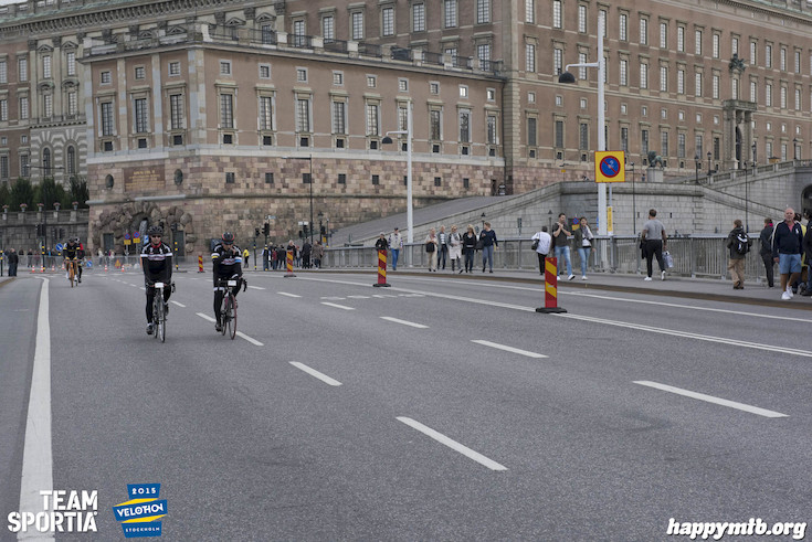 Bild från Velothon Stockholm 2015 - Slottet
