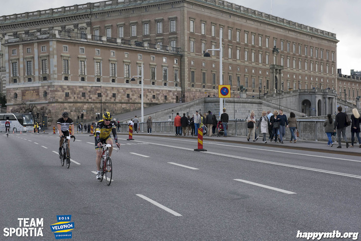 Bild från Velothon Stockholm 2015 - Slottet