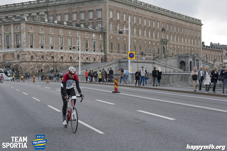 Bild från Velothon Stockholm 2015 - Slottet