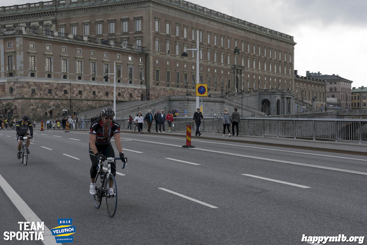 Bild från Velothon Stockholm 2015 - Slottet