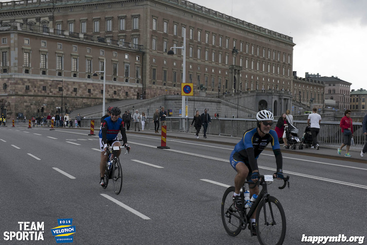 Bild från Velothon Stockholm 2015 - Slottet