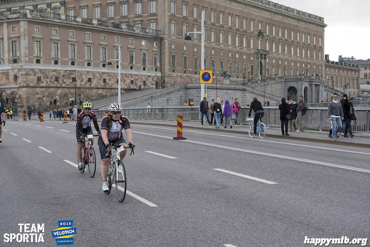 Bild från Velothon Stockholm 2015 - Slottet