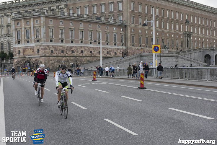 Bild från Velothon Stockholm 2015 - Slottet