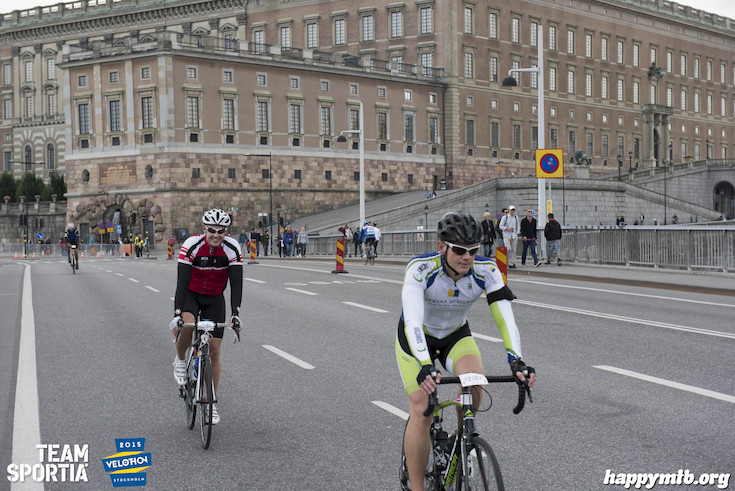 Bild från Velothon Stockholm 2015 - Slottet