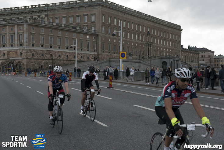 Bild från Velothon Stockholm 2015 - Slottet