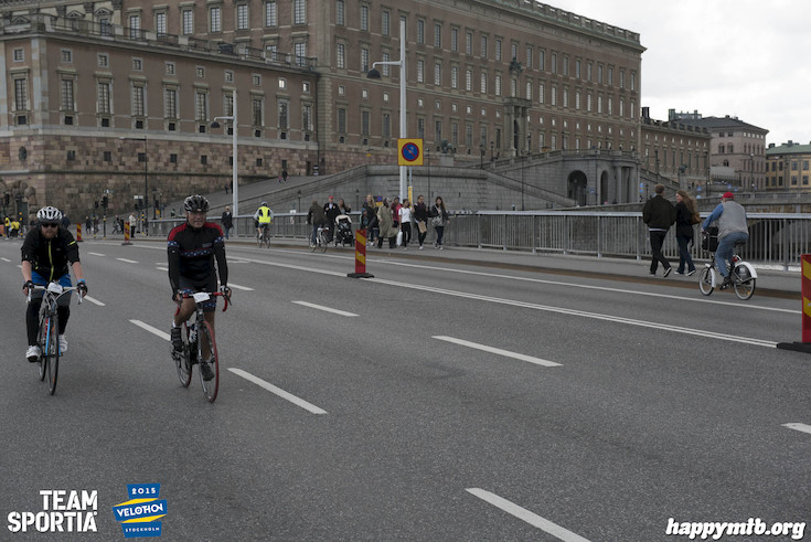Bild från Velothon Stockholm 2015 - Slottet