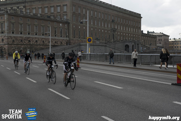 Bild från Velothon Stockholm 2015 - Slottet