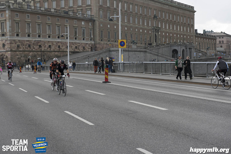 Bild från Velothon Stockholm 2015 - Slottet