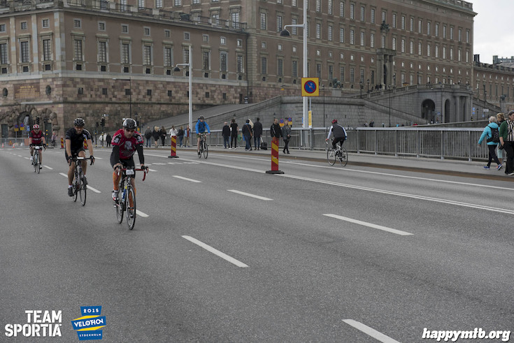 Bild från Velothon Stockholm 2015 - Slottet