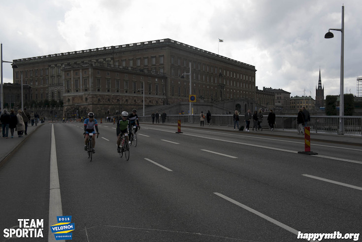 Bild från Velothon Stockholm 2015 - Slottet
