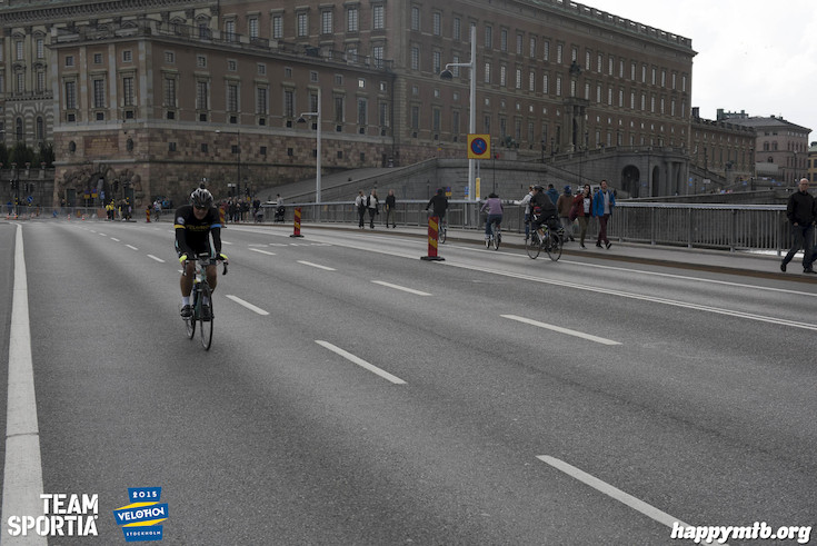 Bild från Velothon Stockholm 2015 - Slottet